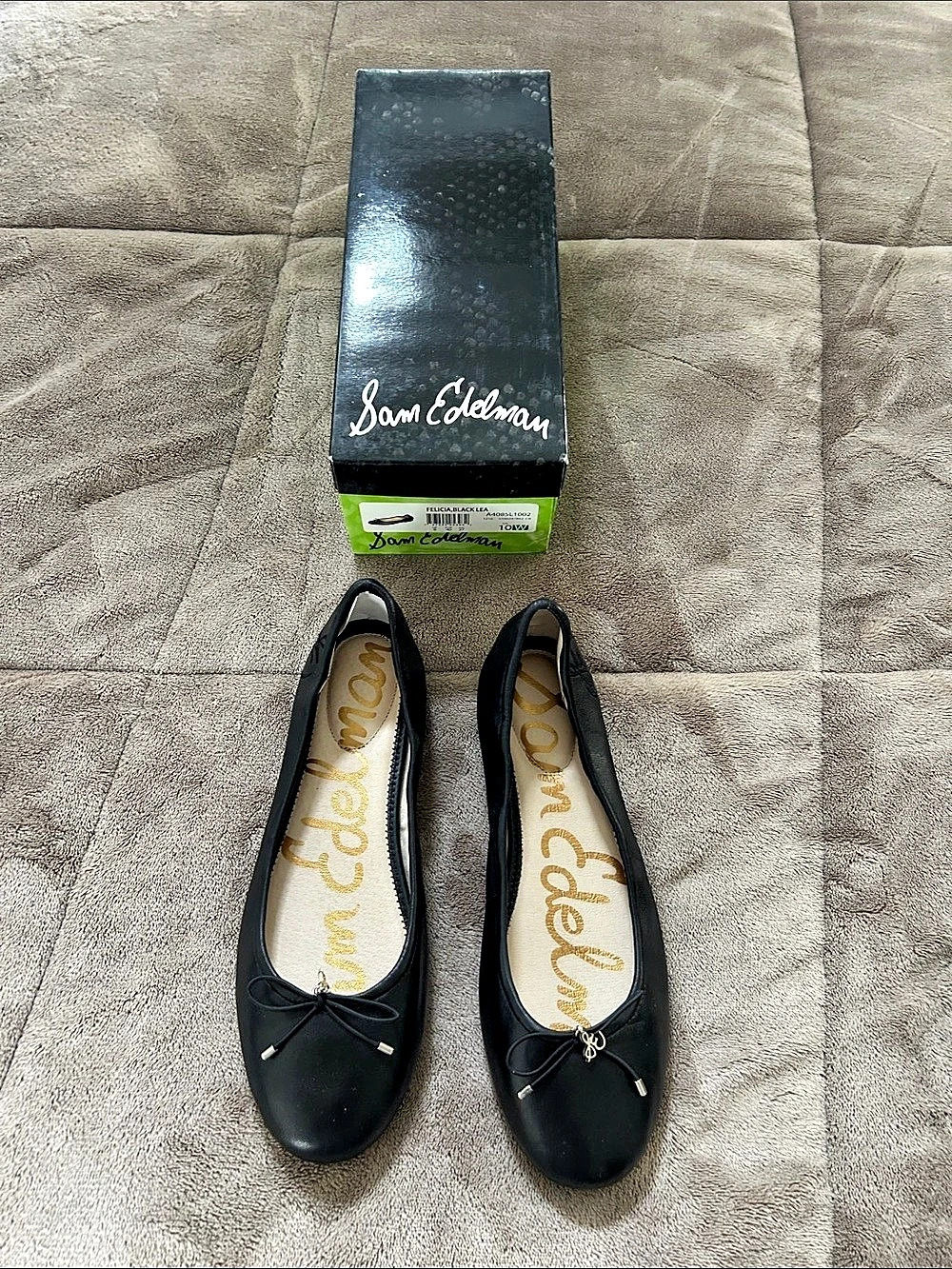 Sam Edelman Felicia Classic Ballet Flat Black US 10W